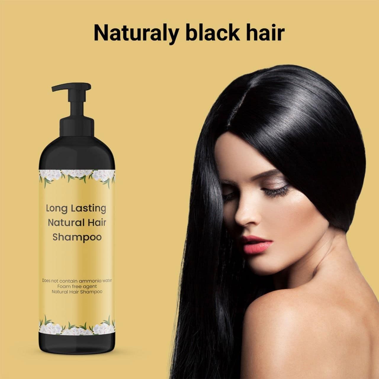 Herbal Hair Dye Shampoo – Covers Greys Naturally (Pack of 2)