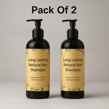 Herbal Hair Dye Shampoo – Covers Greys Naturally (Pack of 2)
